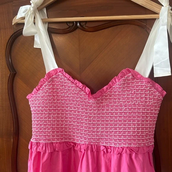 Altar'd State Pink Smocked Dress size small - Picture 4 of 9